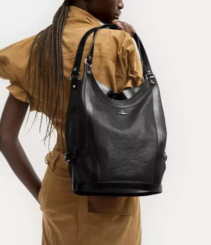 Borsa a tracolla grande Olive