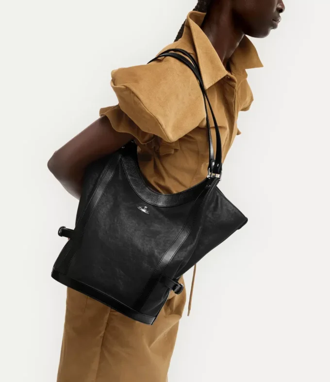 Borsa a tracolla grande Olive