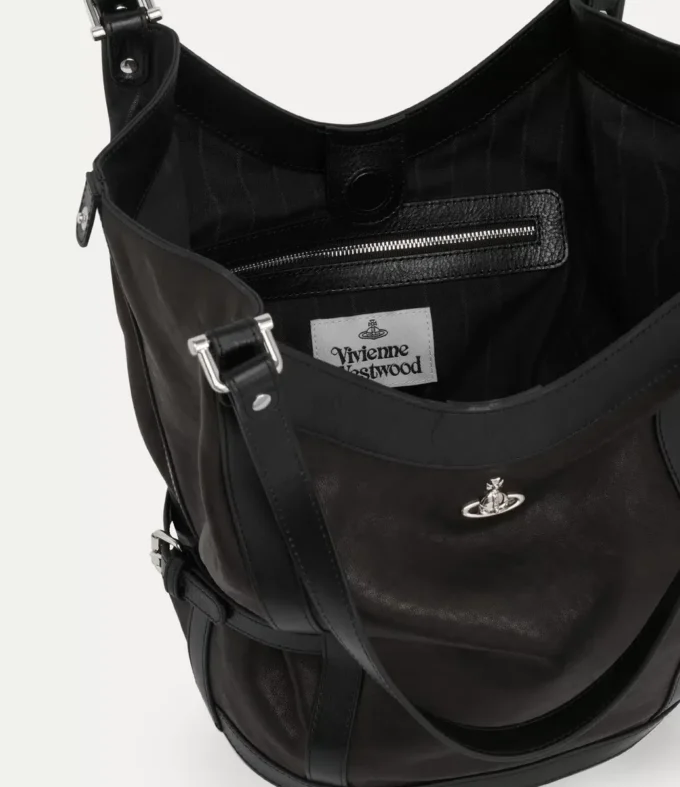 Borsa a tracolla grande Olive