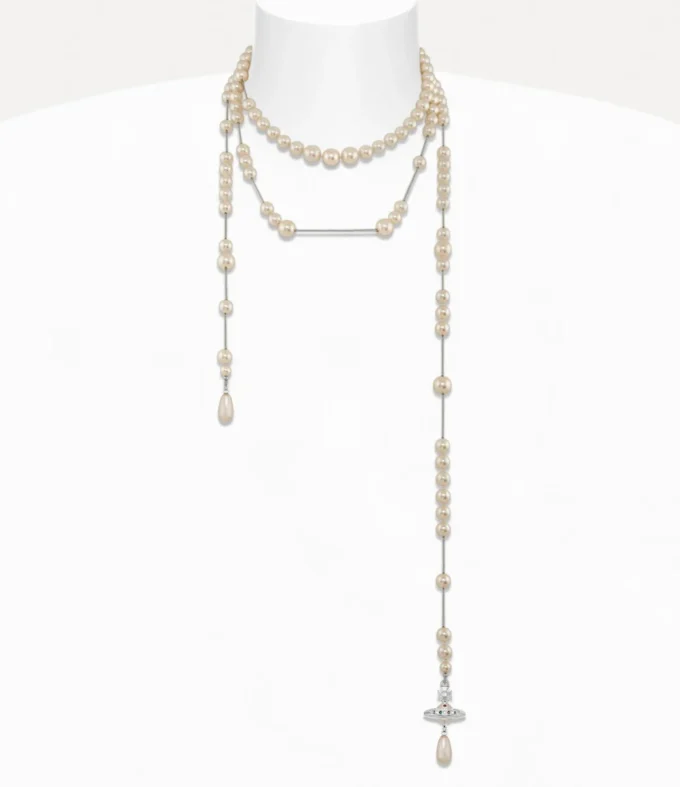 Collana di perle rotte