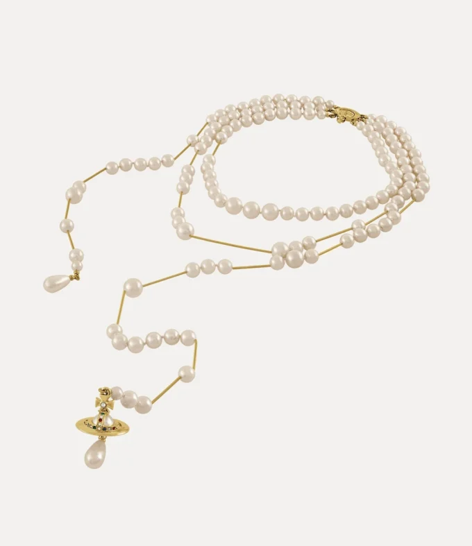 Collana di perle rotte
