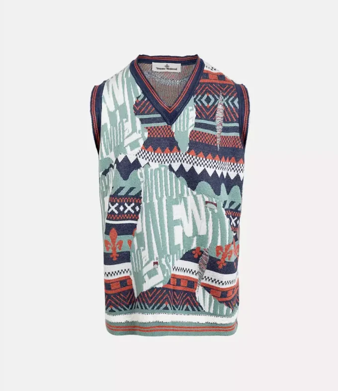 Gilet Broken Fair Isle Gilet Broken Fair Isle