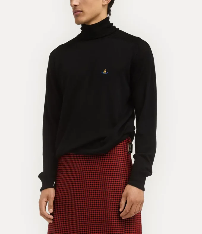 Maglione a collo alto Fisherman