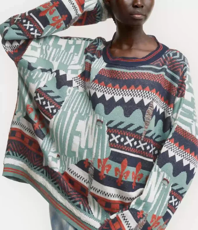 Maglione Broken Fair Isle