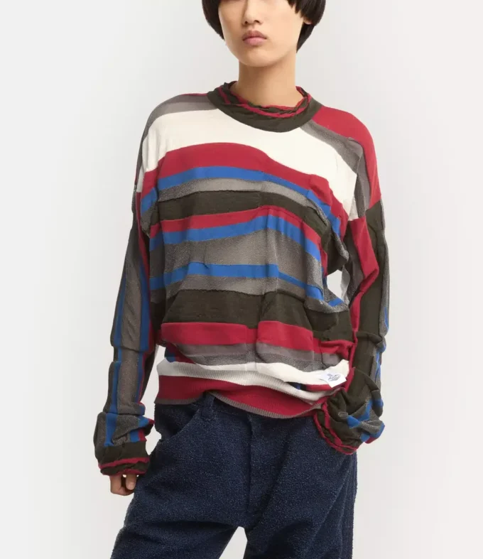 Maglione Drunken Striped