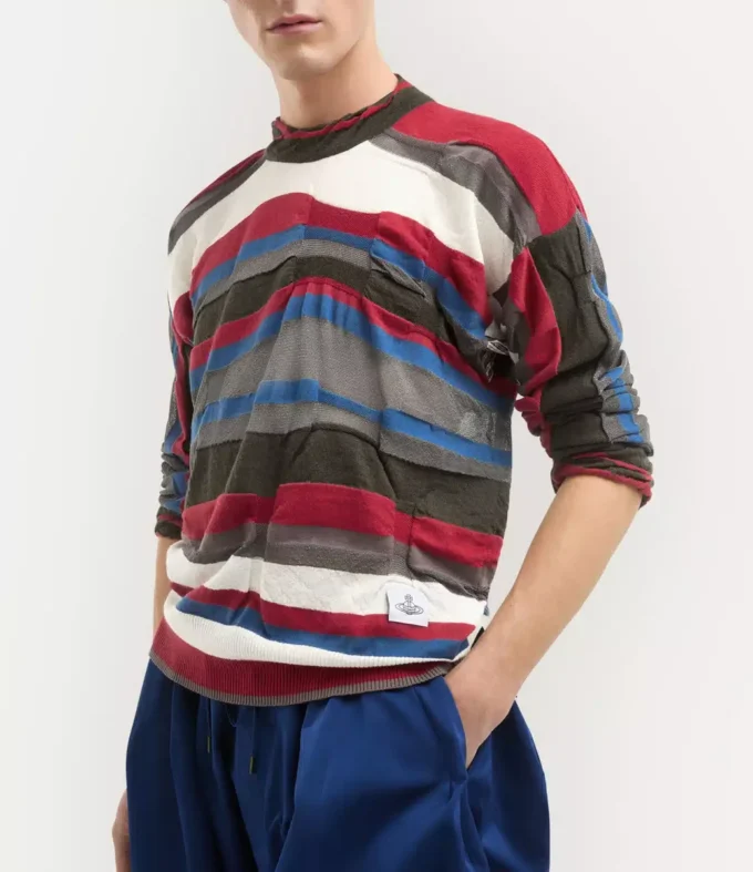 Maglione Drunken Striped