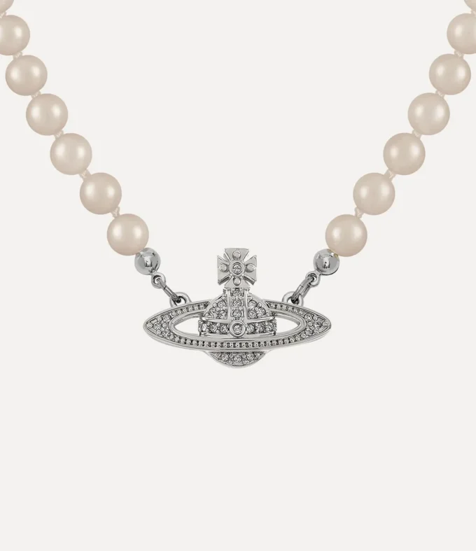 Man. Collana Mini Bas Relief Pearl