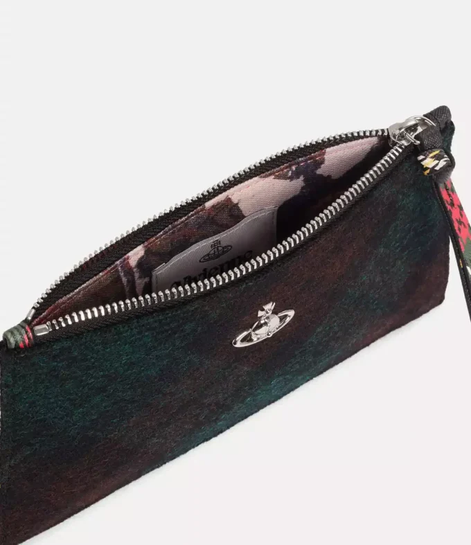 Pochette piccola piatta con zip