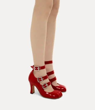 Scarpe Animal Toe Three-Strap