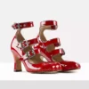 Scarpe Animal Toe Three-Strap