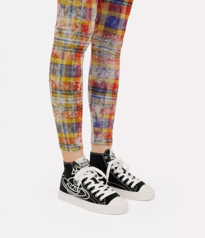 Scarpe da ginnastica alte in tela